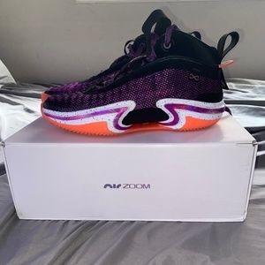 Jordan 36 Men’s size 8 Purple/Orange